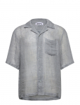 Hope - Blues Shirt Sheer Blue Linen - L&uuml;hikeste varrukatega s&auml;rgid - 52
