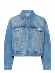 Calvin Klein Jeans - 90S Trucker Jacket Gold Dust - L&uuml;hikesed teksap&uuml;ksid - XS