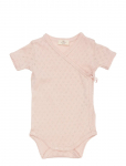 Copenhagen Colors - Pointelle Heart Crossover Body Ss - L&uuml;hikeste varrukatega - 68