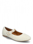Bianco - Bialilja Trimmed Mary Jane Textile - Baleriinad - 40