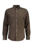 Gant - Reg Corduroy Shirt - Velvets&auml;rgid - XXXL