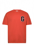 Gant - G Badge Ss T-Shirt - L&uuml;hikeste varrukatega - M