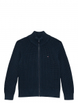 Tommy Hilfiger - Half Cardigan Full Zip Sweater - Kardiganid - 140