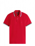 Tommy Hilfiger - Cuff Interest Slim Fit Polo - L&uuml;hikeste varrukatega - XXXL
