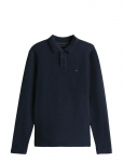 Tommy Hilfiger - Ls Herringbone Reg Polo - Pikkade varrukatega - XL