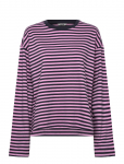 Monki - Long-Sleeved Cotton T-Shirt - Pikkade varrukatega - 34