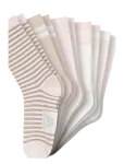 Schiesser - Women's Socks, 5-Pack, Multi-Colored - Bluebird - Tavalised sokid - 39-42