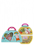 Gurli Gris - Peppa Pig Colouring Case, 51 Pieces - Kirjatarbed - ONE SIZE
