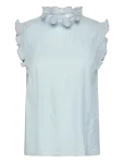 Coster Copenhagen - Top With Ruffles - Varrukateta - 38