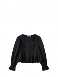 Sofie Schnoor - Ariasw Broderie Anglaise Shirt - Pikkade varrukatega - 42