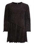 Kids Only - Kmgqueen L/S O-Neck Glitter Dress Bf Jrs - Pikkade varrukatega vabaajakleidid - 104
