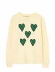 THE ANIMALS OBSERVATORY - Hearts Yellow Dof Lonf Sleeve T-Shirt - Pikkade varrukatega T-s&auml;rgid - 10 Y