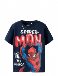 Name It - Nmmmarvin Spider Ss Nreg Top  Noos Mar - L&uuml;hikeste varrukatega - 122-128