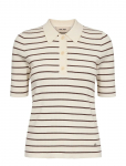 MOS MOSH - Mmcaliz Stripe Ss Knit - Polod - XL