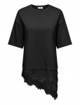 JDY - Jdyalma 2/4 Lace Detail T-Shirt Jrs Exp - L&uuml;hikeste varrukatega - M