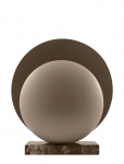 Globen Lighting - Table Lamp Orbit Mocha/Brown Marble - Laualambid - 30X16X32CM
