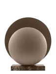 Globen Lighting - Table Lamp Orbit Mocha/Brown Marble - Laualambid - 30X16X32CM