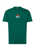 Diesel - T-Just -Small-New D Logo Maglietta - L&uuml;hikeste varrukatega - XXL