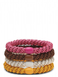 SUI AVA - 4-Pack Basic Essentials Elastics - Juuksekummid - ONE SIZE