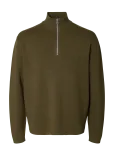 Selected - Slmteller Fn Half Zip Noos - Poolpika lukuga džemprid - XXL