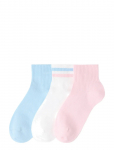 Lindex - 3-Pack High Ankle Socks - Sokid - 31/33