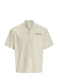Jack & Jones - Jormenton Poplin Stripe Resort Shirt Ss - L&uuml;hikeste varrukatega s&auml;rgid - XXL