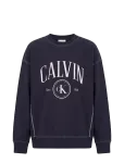 Calvin Klein Jeans - Ls Prem Terry Contrast Stitch Cn - Dressipluusid - S