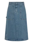 Maison Kitsune - Workwear Denim Skirt - P&otilde;lveni ja midiseelikud - 26
