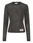 GANNI - Sheer Mesh Jersey Long Sleeve Top - Pikkade varrukatega - 32