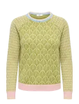 JDY - Jdybryn Life L/S Oneck Jacq Pullover Knt - Džemprid - M