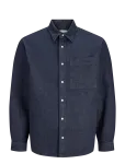 Jack & Jones - Jorfrederiksberg Washed Denim  Ls - Teksas&auml;rgid - L