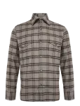 Oscar Jacobson - Straight Fit Spread Flannel Check - Ruudulised s&auml;rgid - L