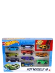 Hot Wheels - Set Of 10 1:64 Scale Toy Trucks And Cars For Kids & Collectors - Toy Cars - ONE SIZE