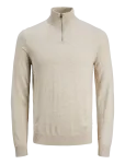 Jack & Jones - Jjeemil Knit Half Zip Noos - Poolpika lukuga džemprid - L
