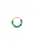 Jane Koenig - Bermuda Malachite Twist, Gold-Plated Sterling Silver - R&otilde;ngad - ONE SIZE