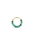 Jane Koenig - Bermuda Malachite Twist, Gold-Plated Sterling Silver - R&otilde;ngad - ONE SIZE