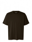 Selected - Slmaspen Ss O-Neck Tee Noos - L&uuml;hikeste varrukatega - M