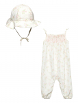 Ralph Lauren Baby - Floral Smocked Jumpsuit & Hat Set - Kombinesoonid - 85-90