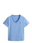 Gant - Reg Shield Ss V-Neck T-Shirt - L&uuml;hikeste varrukatega - XS