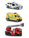 Majorette - Swedish S.o.s. 3 Pieces Set - Kiirabiautod - ONE SIZE
