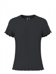 Pieces - Pcnicca Ss O-Neck Top Jrs Noos - L&uuml;hikeste varrukatega - XXL