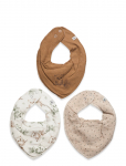 Pippi - Bandana Bib Uni -Aop (3-Pack) - Pudip&otilde;lled - ONE SIZE