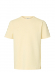 Selected - Slhsander Seersucker Ss O-Neck Tee - L&uuml;hikeste varrukatega - M
