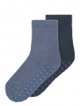 Name It - Nmmwak Wo/Bl 2P Sock W/Non Skid - Sokid - 22-24