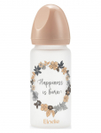 Elodie Details - Glass Feeding Bottle - Blue Garden Light - Lutipudelid - ONE SIZE
