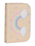 Beckmann Norway - Single Section Pencil Case W/Content, Yellow Heart - Pinalid - ONE SIZE