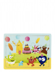 Babblarna - Babblarna- Babblarnas Party, 12 Pcs, 3- 6 Y - Puidust pusled - 30X21CM