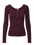 Pieces - Pckitte Ls Top Jrs Noos Bc - Pikkade varrukatega - XL