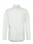 Lindbergh - Soft Indigo Stretch Shirt L/S - Teksas&auml;rgid - XXL