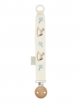 Cam Cam Copenhagen - Embroidered Pacifier Holder - Gots - Bows - Lutiketid - ONE SIZE